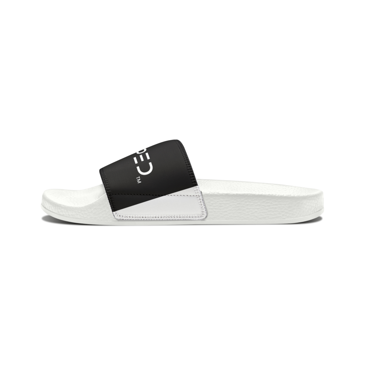 Ripped Men's Slide Sandal(Black/White) - Image 3