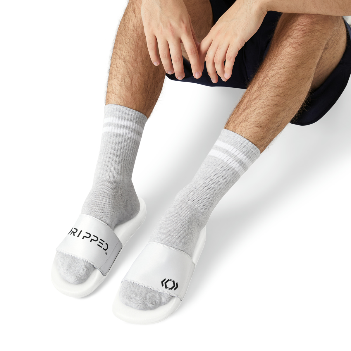 Ripped Men's Side Hex Sandal - Image 9