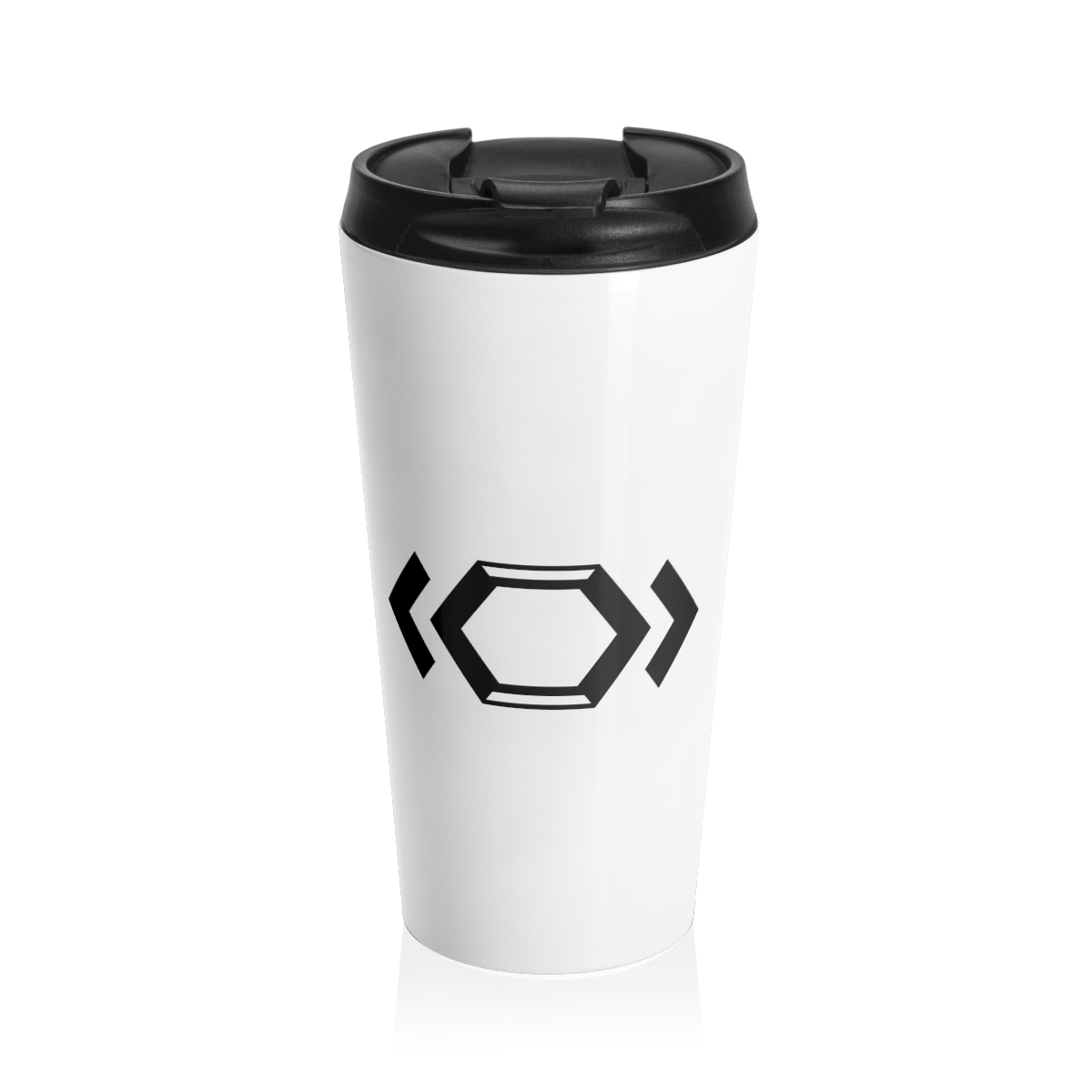 Ripped Hex Stainless Steel Travel Mug - Image 2