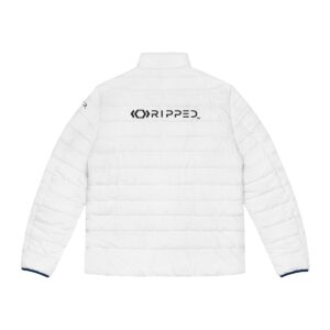 Ripped Back Men's Puffer Jacket