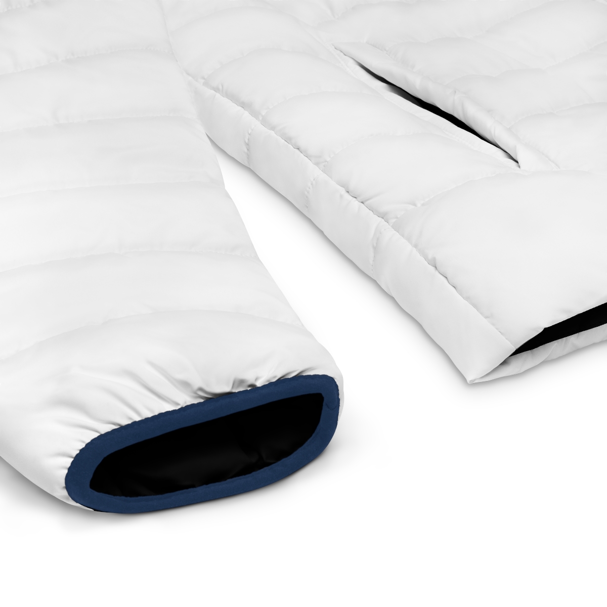 Ripped Back Men's Puffer Jacket - Image 7