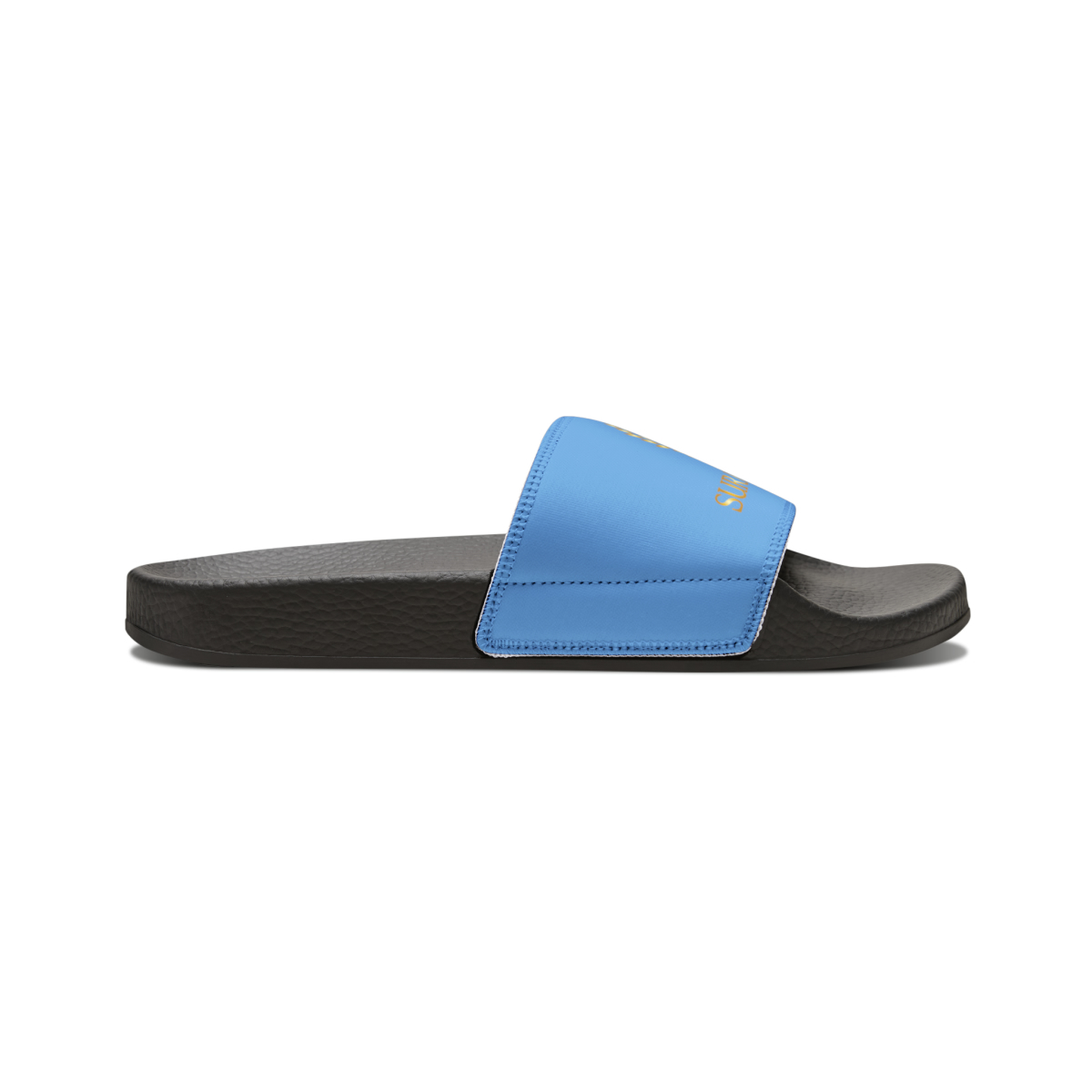 Surf Goddess Light Ocean Wave Blue Sandals(Dark Soled) - Image 6