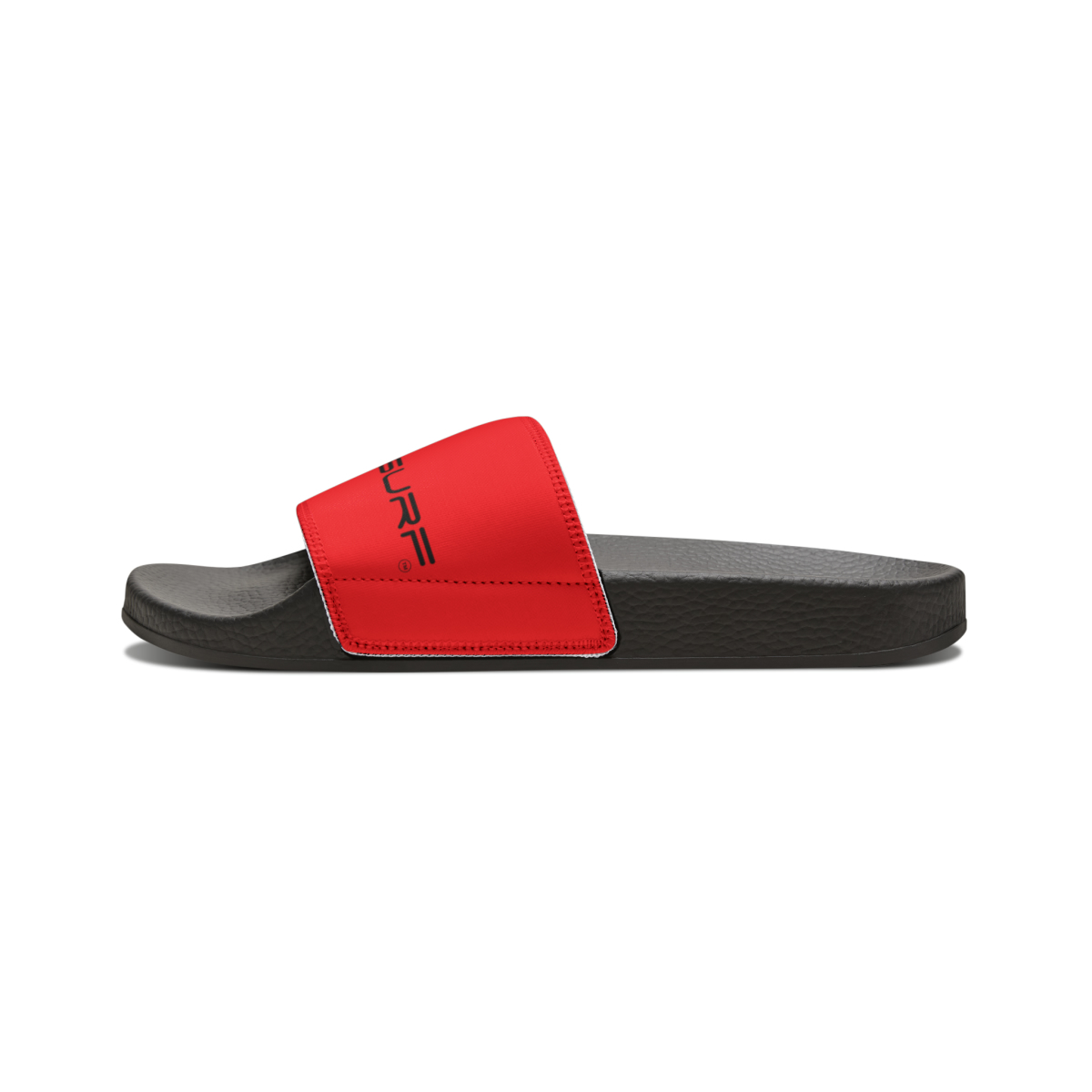 Rippn Surf Fire Red Men’s Chill Slide Sandals(Dark Soled) - Image 3