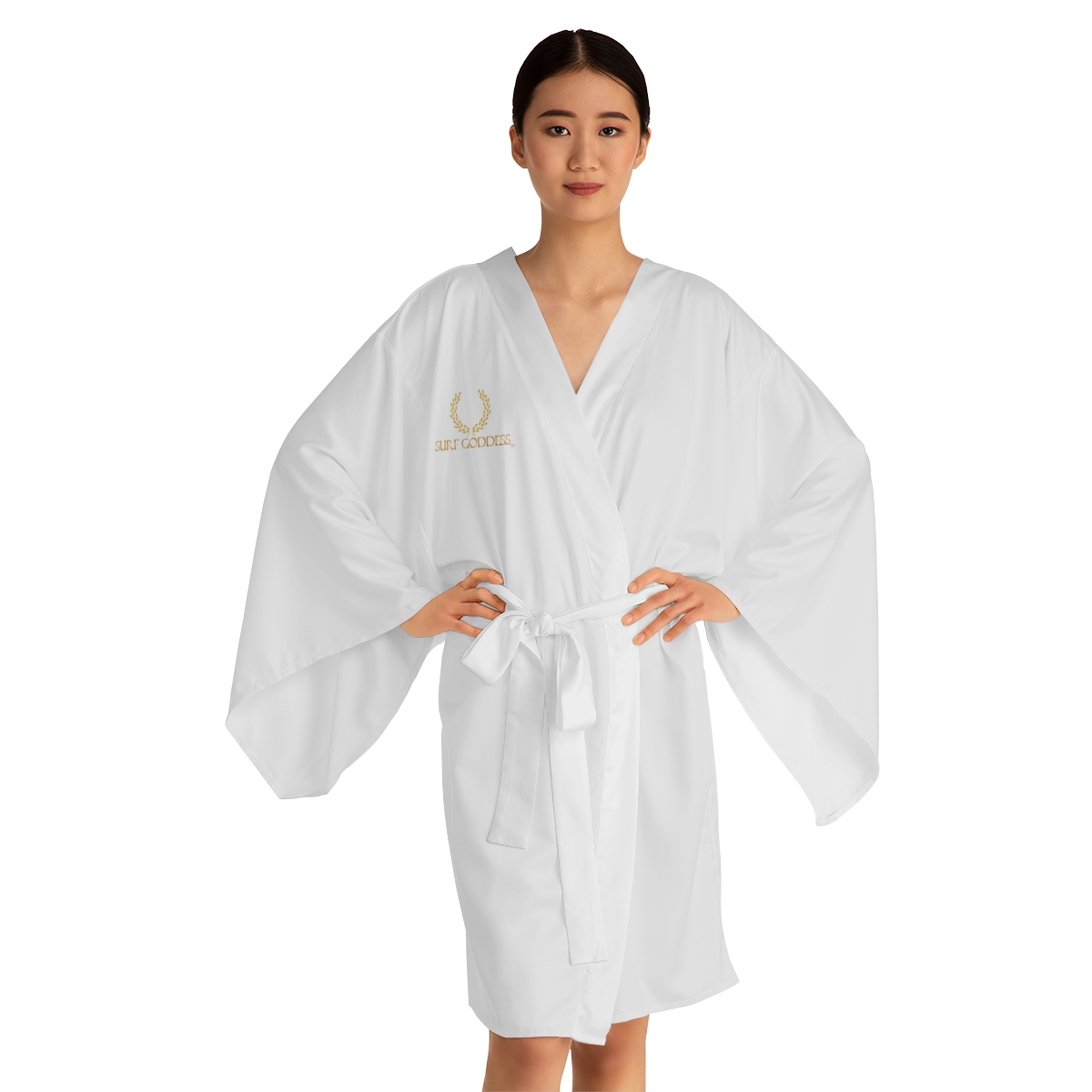 Surf Goddess Laurel Long Sleeve Kimono Robe - Image 5