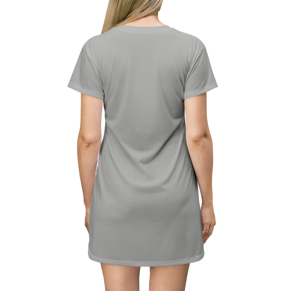 Surf Goddess Light Grey Shirt Dress - Image 3