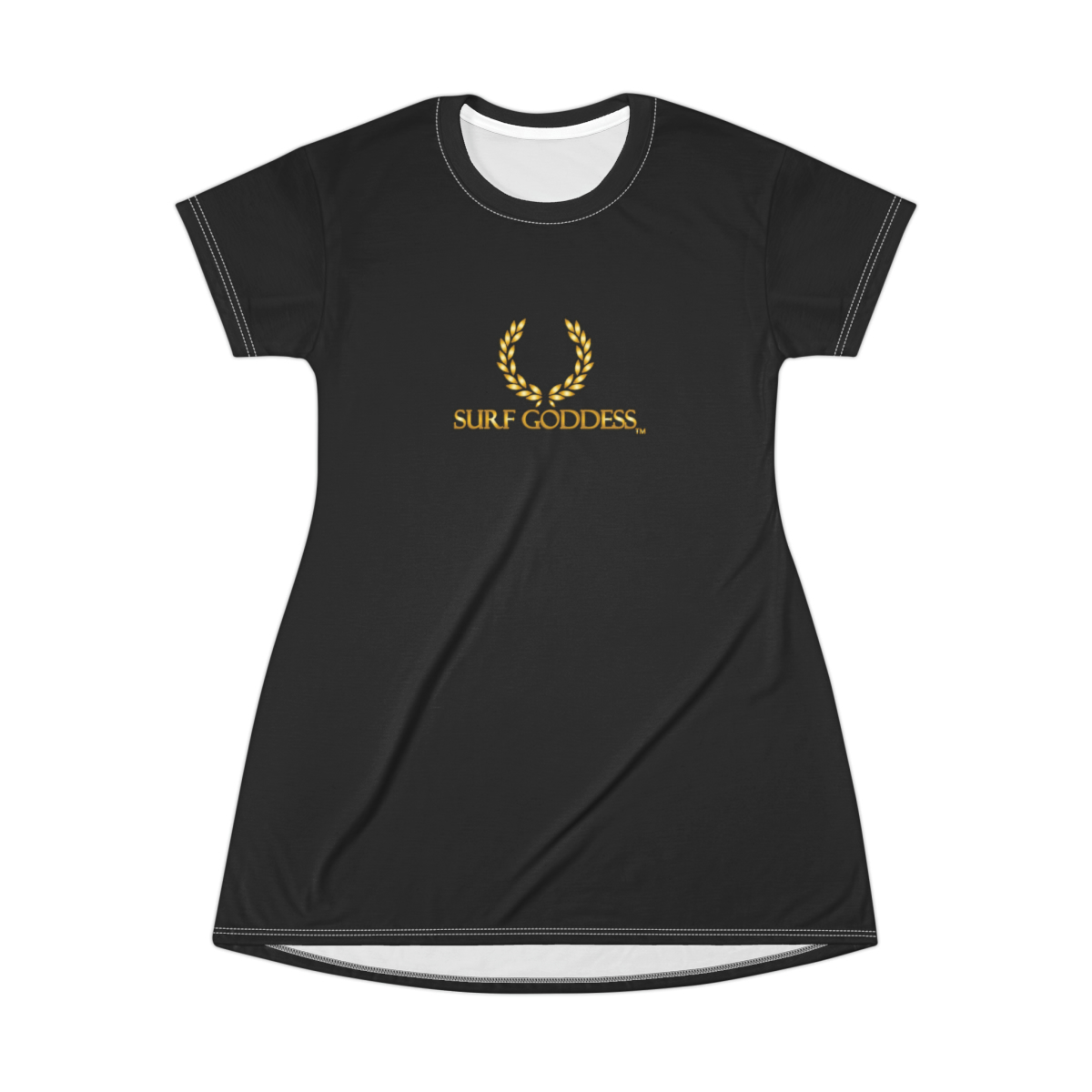 Surf Goddess Black Shirt Dress - Image 2