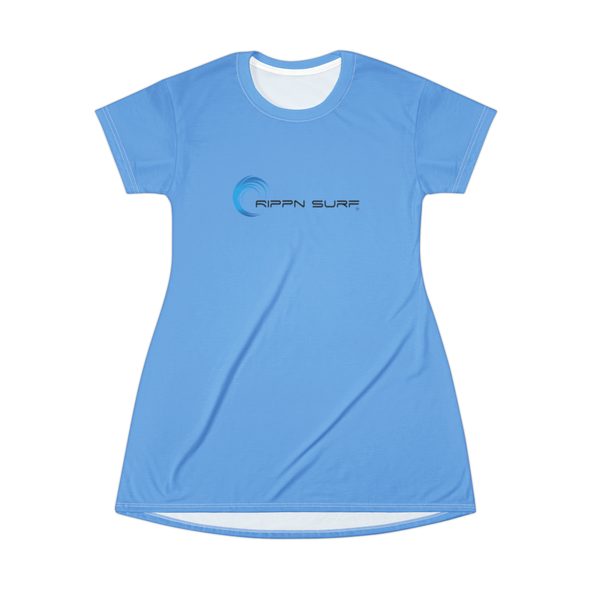 Rippn Surf Women’s Light Blue Shirt Dress - Image 2