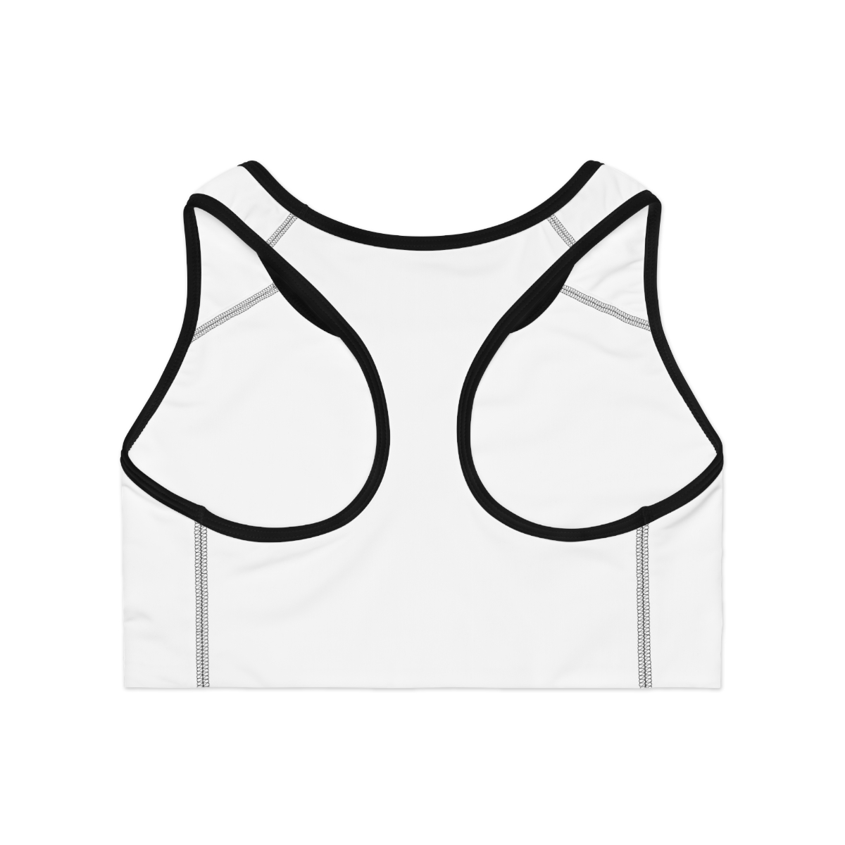 Ripped Athletic Sports Bra (Black Borders) - Image 3