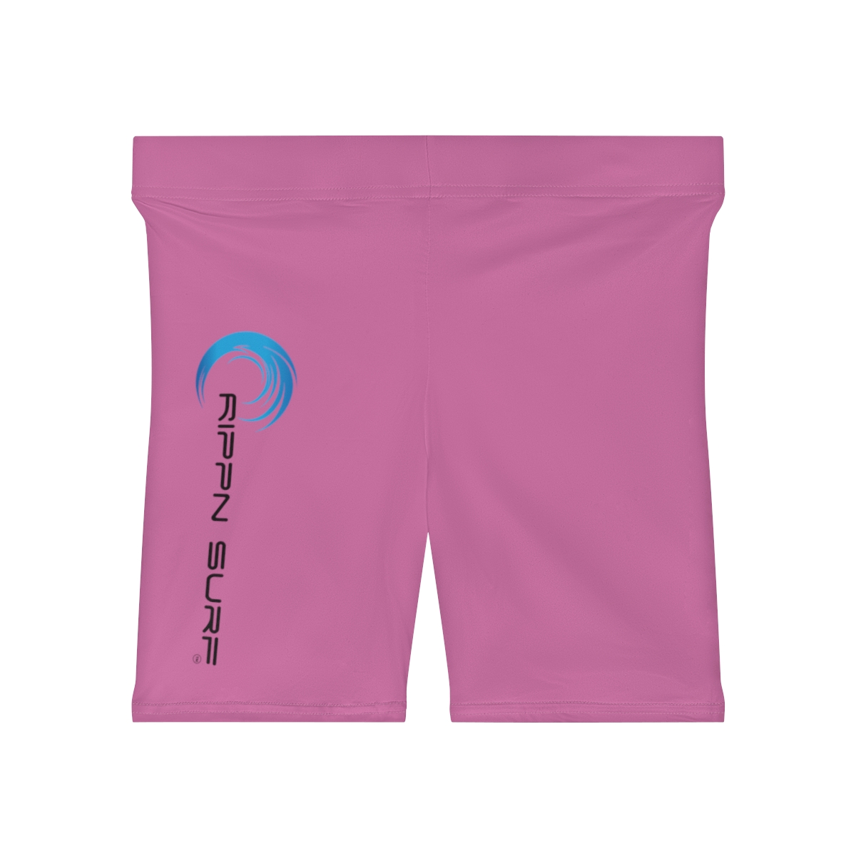Rippn Surf Women's Light Pink Vert Wave Athletic Shorts - Image 2