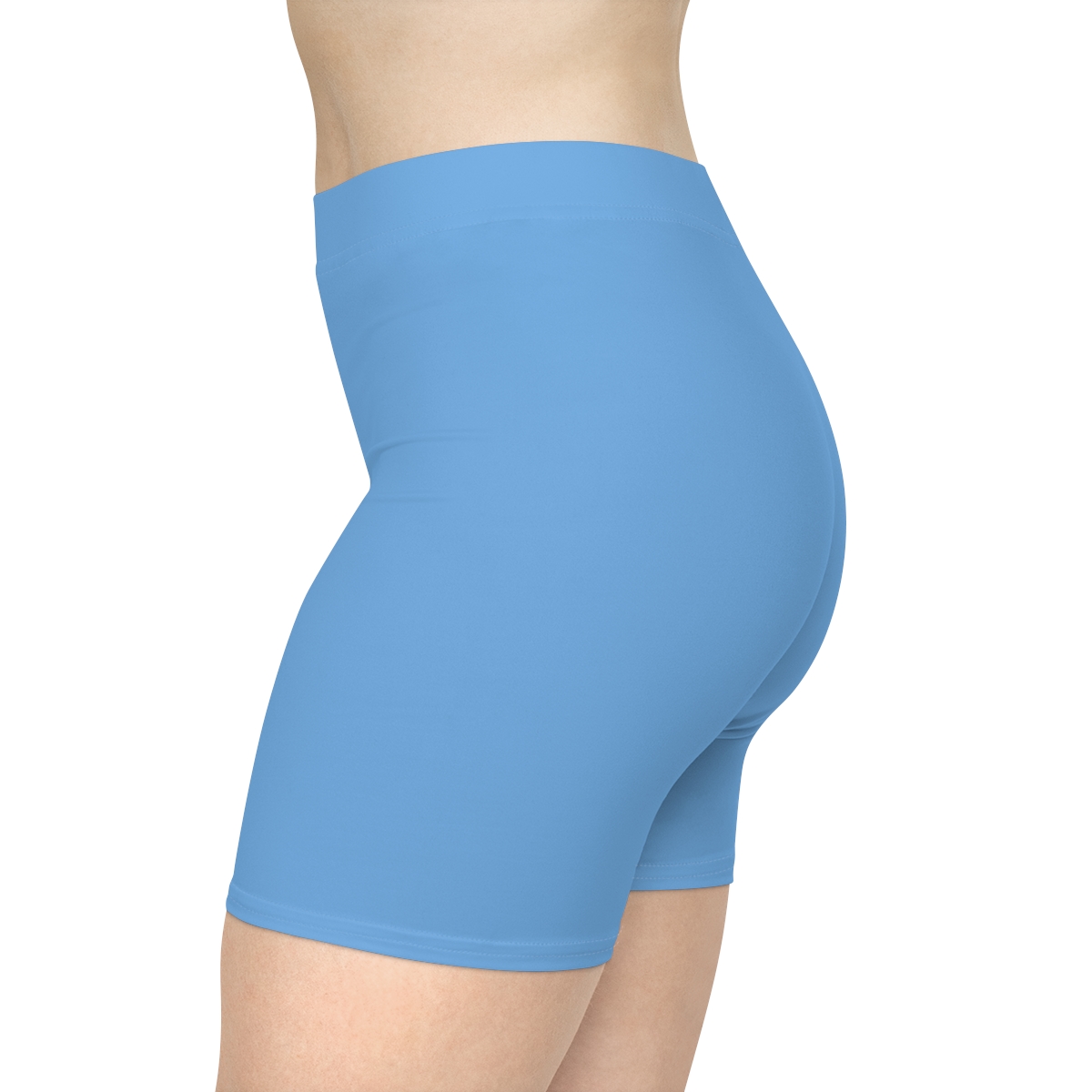 Rippn Surf Women's Light Blue Vert Wave Athletic Shorts - Image 6