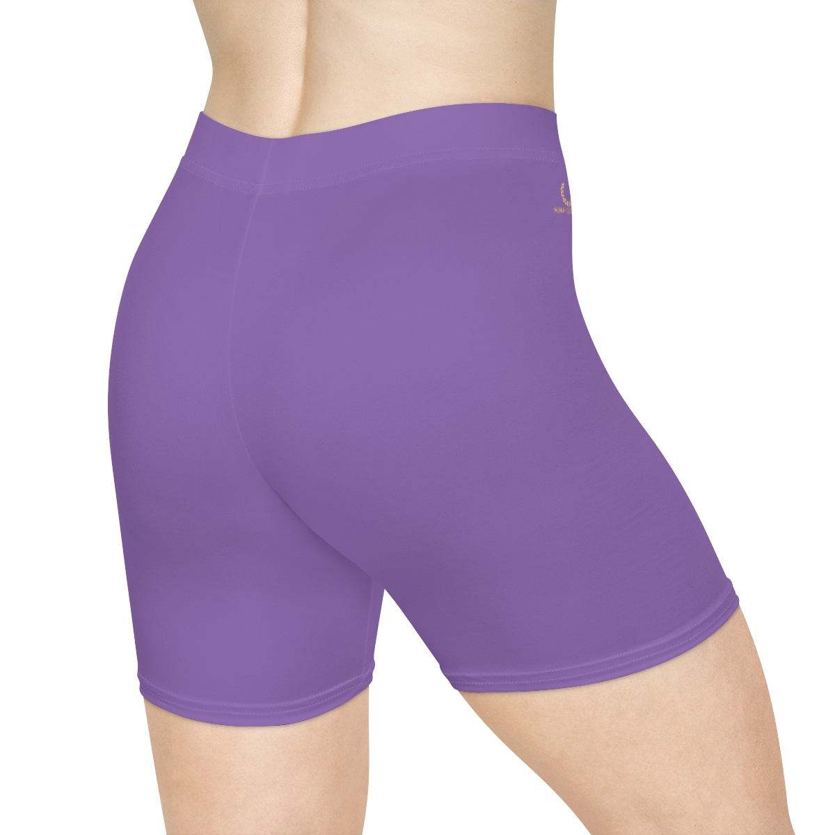Surf Goddess Women's Purple Athletic Shorts - Image 4