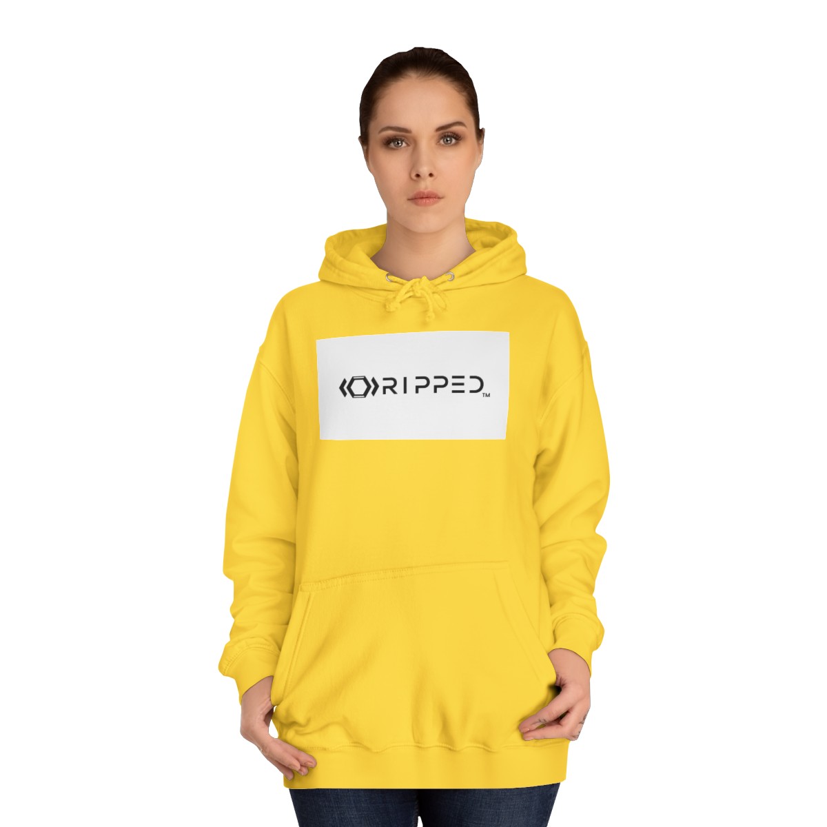 Ripped Men’s Yellow Hoodie - Image 4