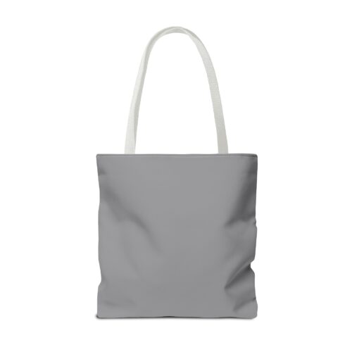 Ripped Grey White Strap Tote Bag - Image 5