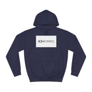 Ripped Men’s Navy Blue Hoodie