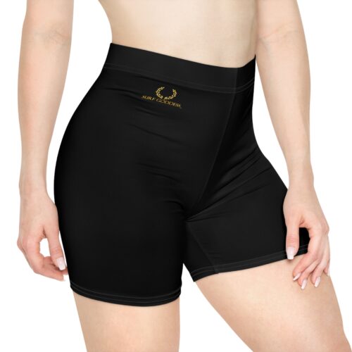 Surf Goddess Women's Black Athletic Shorts