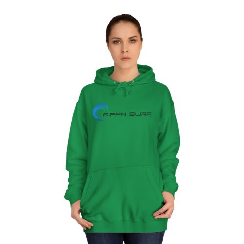 Rippn Surf Women’s Green Hoodie - Image 4