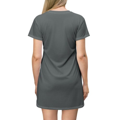 Surf Goddess Dark Grey Shirt Dress - Image 4