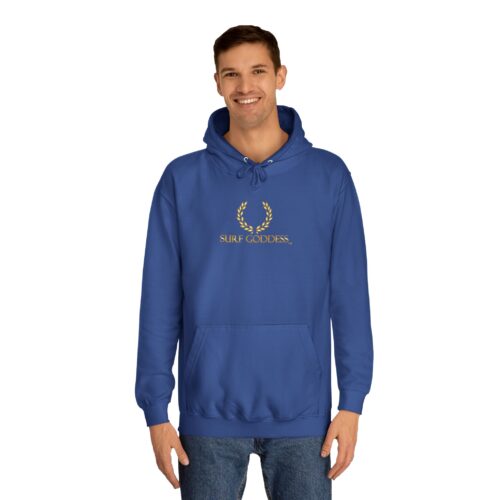 Surf Goddess Women’s Blue Hoodie - Image 3