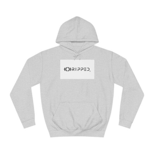 Ripped Women’s Light Grey Hoodie