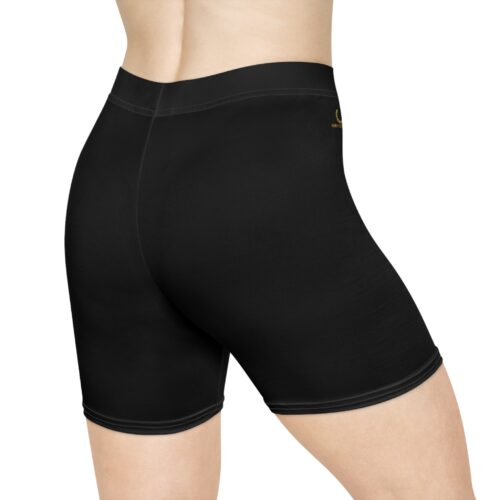 Surf Goddess Women's Black Athletic Shorts - Image 4