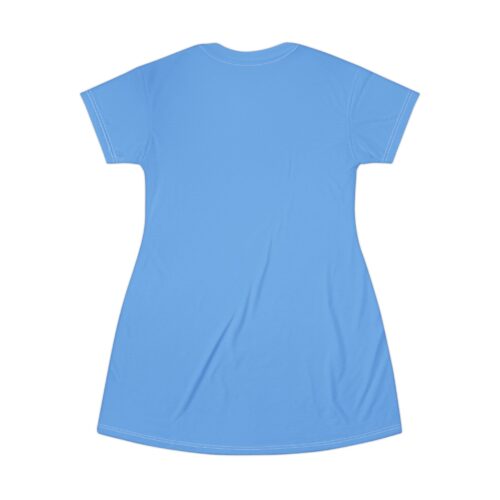 Surf Goddess Light Blue Shirt Dress - Image 3